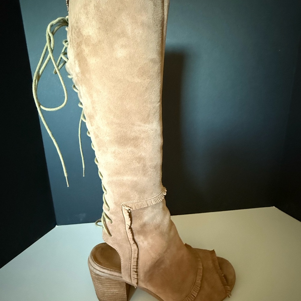 Sundance Corsica Boot Sandal, Camel, Size 39 - Picture 2 of 13